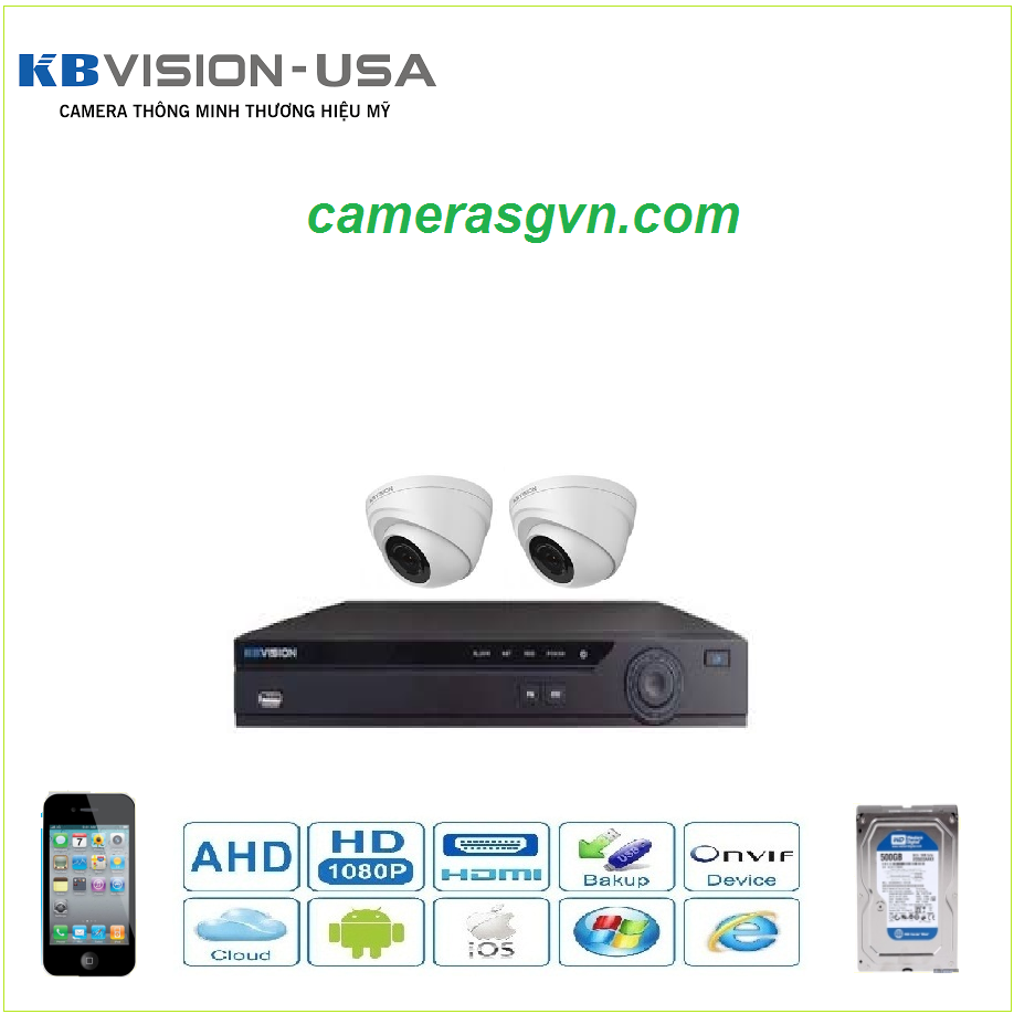  Camera TVI Kbvision giá rẻ tại hóc môn